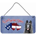 Micasa Woof If You Love America Belgian Sheepdog Wall and Door Hanging Prints MI55550